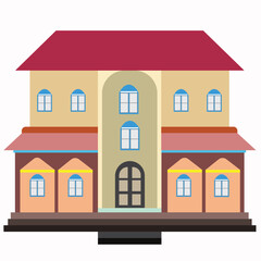 Building Desing vector icon illustration eps