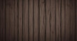 Background dark brown wood texture with scratches, Wooden Wall Texture Background, Old vintage brown wood lath wall cladding for background and texture images.