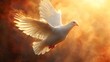 Holy Spirit Concept: Portrait of a Dove - AI Generated