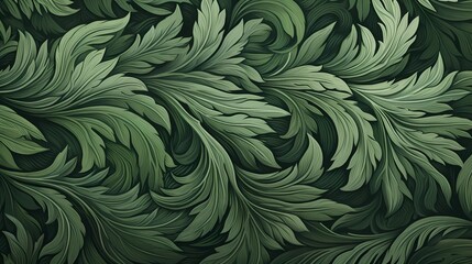  seamless background picture with leaf pattern, leaves, trees, tree branches