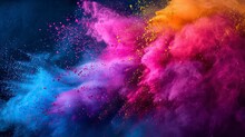 Colorful Background For Holi