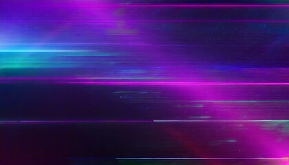 Wall Mural - abstract purple green and pink background with interlaced digital distorted motion glitch effect futuristic cyberpunk design retro futurism webpunk rave 80s 90s aesthetic techno neon colors