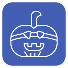 Canvas Print - Jack-O-Lantern Icon of Seasonal iconset.