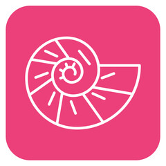 Sticker - Spiral Shell Icon of Seasonal iconset.