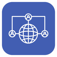 Sticker - Global Communication Icon of Seo and Web iconset.