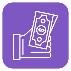 Wall Mural - Cash Payment Icon of Shopping and Ecommerce iconset.