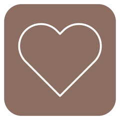 Sticker - Heart Icon of Shopping and Ecommerce iconset.