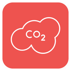 Sticker - Carbondioxide Icon of Pollution iconset.