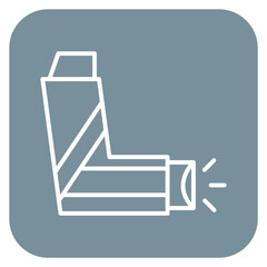 Wall Mural - Inhaler Icon of Medicine iconset.