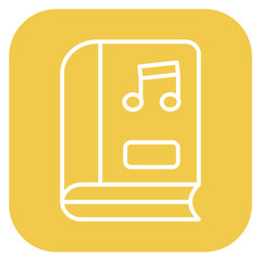 Sticker - Music Education Icon of Learning iconset.