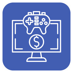 Canvas Print - Purchase Game Icon of Online Game iconset.