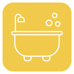 Sticker - Bathtub Icon of Hygiene Routine iconset.