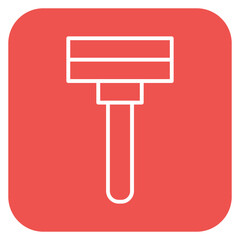 Canvas Print - Razor Icon of Hygiene Routine iconset.