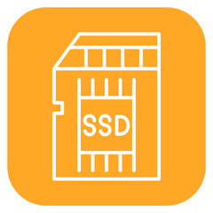 Poster - SSD Card Icon of Technology iconset.