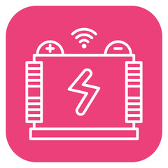 Sticker - Wireles Battery Icon of Technology iconset.