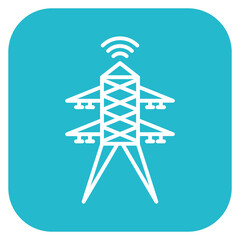 Sticker - Signal Tower Icon of Smart City iconset.