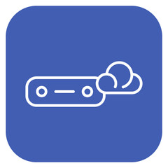 Wall Mural - Cloud Storage Icon of Productivity iconset.