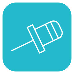 Poster - Pin Icon of Library iconset.