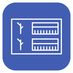 Wall Mural - USB port Icon of Computer and Hardware iconset.