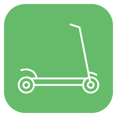 Sticker - Kick Scooter Icon of Ecological Products iconset.