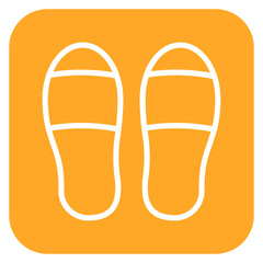 Poster - Slipper Icon of Clothes iconset.