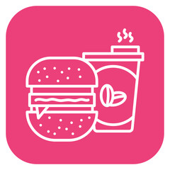 Canvas Print - Fast Food Icon of Restaurant iconset.