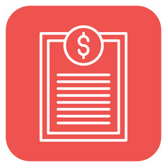 Sticker - Invoice Icon of Accounting iconset.