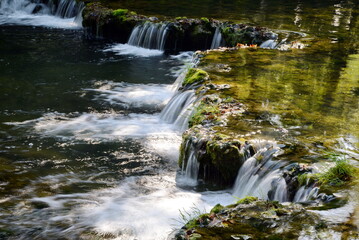 Poster - Wasserfall bei Slunj, Kroatien