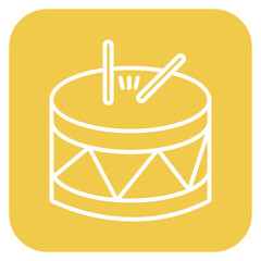 Sticker - Drum Icon of Kindergarten iconset.