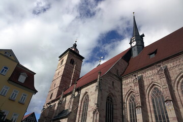 Canvas Print - Kirche St. Georg in Schmalkalden