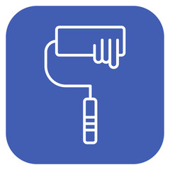 Poster - Paint Roller Icon of Homeware iconset.