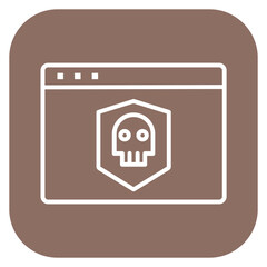 Sticker - Antivirus Icon of Web Hosting iconset.