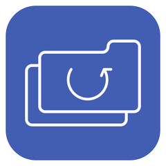 Canvas Print - File Backup Icon of Web Hosting iconset.