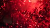 Fototapeta Przestrzenne - Red Background High Quality 4K Realistic Lighting

