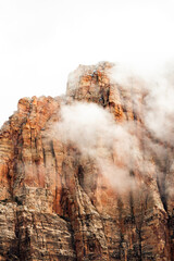 Poster - zion national park in the winter