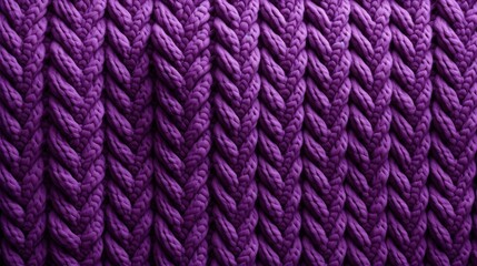 Sticker -  a close up of a purple rope textured with a crochet pattern on the outside of the rope.