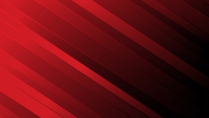 Red abstract background gradient dynamic lines. Modern design background banner
