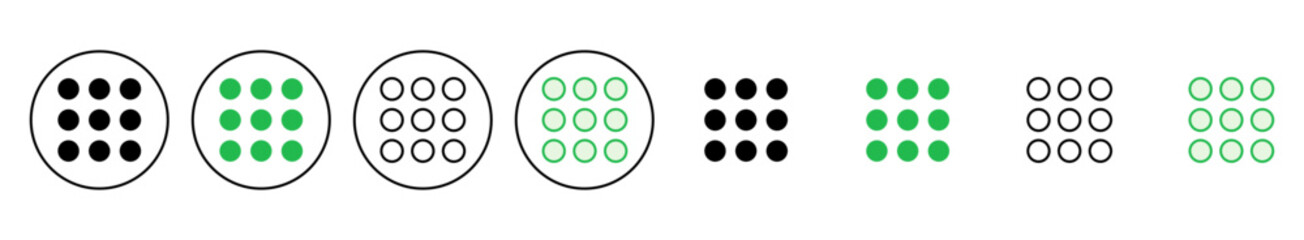 Menu Icon set. web menu icon. hamburger menu symbol