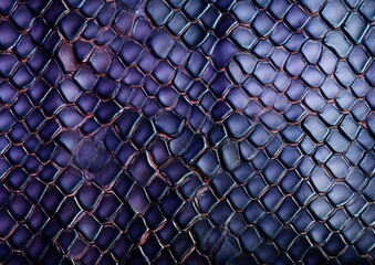 Sticker - A close up of a purple snake skin. Generative AI.