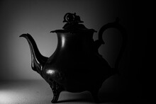 Black And White Teapot 