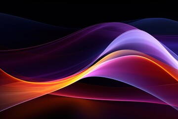 Wall Mural - Neon red and blue speed lines. Speed ​​of acceleration and movement. Light trails, motion blur effect. Night illumination in blue and red. Generative AI