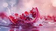  pomegranate and water