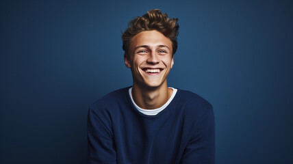 Poster - Portrait of a Caucasian teen boy