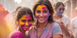 © Dwi - beautiful woman enjoying The Hindu festival Holi, india