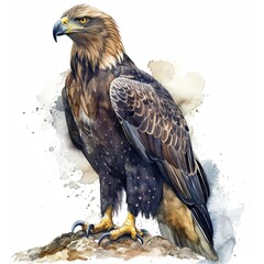 Wall Mural - Watercolour of Eagle