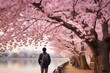 Witnessing the cherry blossoms in Washington, D.C.