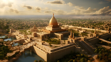Wall Mural - The great city of Babylon