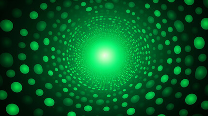Poster - green circle pattern background image.