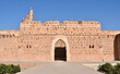 Badi Palace Wall Detail with Arabesque Arch, Marrakech, Morocco