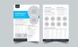 Fototapeta  - Product Data Sheet, Technical Data Sheet layout template design